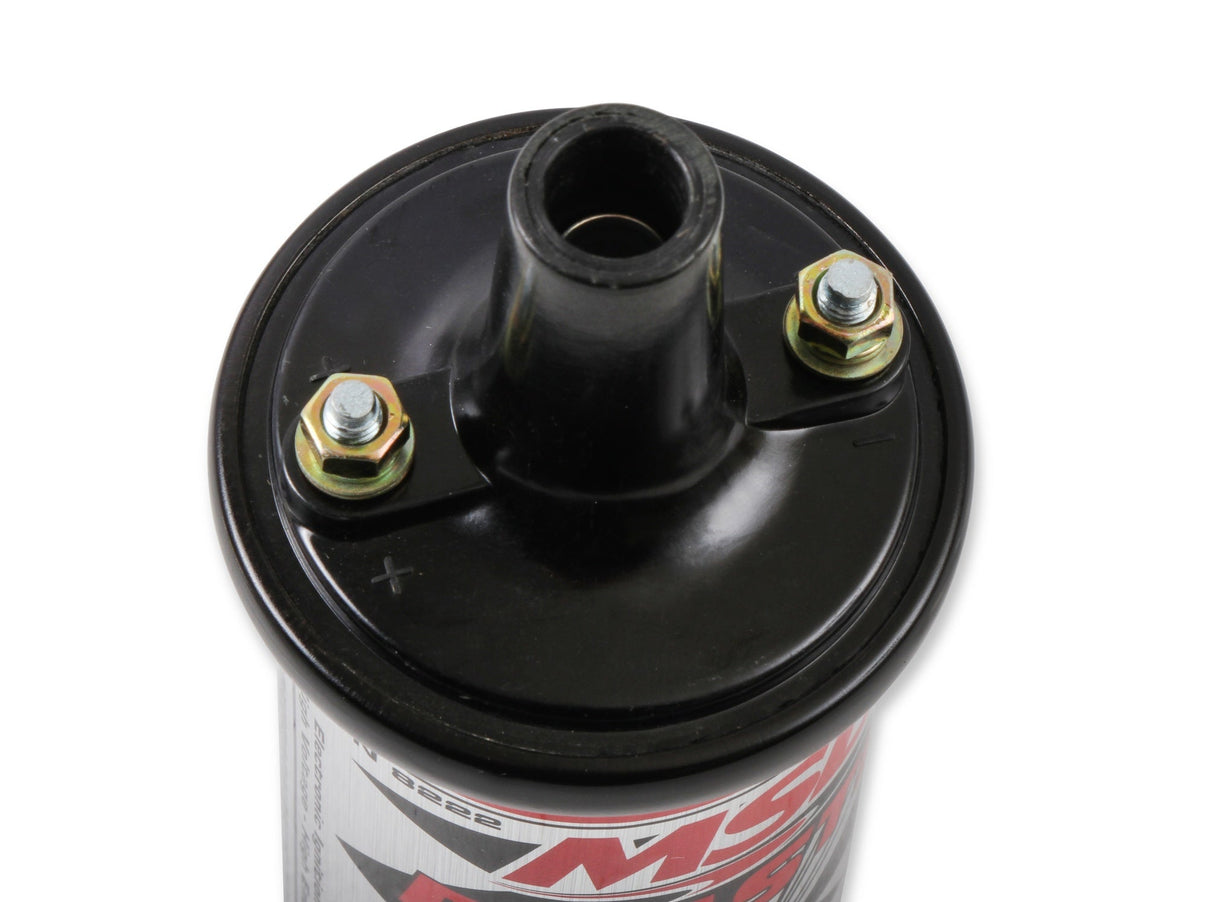 MSD Ignition Coil - Blaster Series - High Vibration - Black - Photo - out of package Bottom