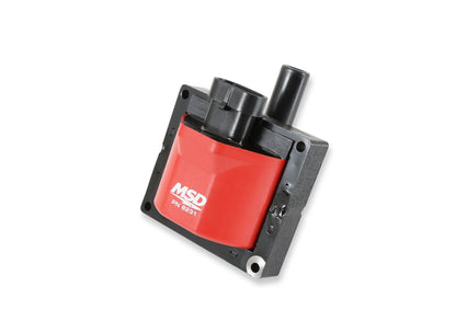 Bobine d'allumage MSD, connecteur externe simple, rouge, pour moteurs GM 1996-1997 (GM 96-97).