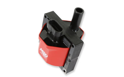 Bobine d'allumage MSD, connecteur externe simple, rouge, pour moteurs GM 1996-1997 (GM 96-97).