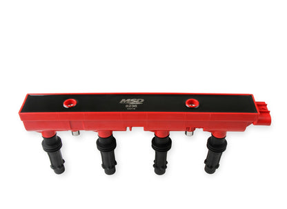 MSD Ignition Coil - Blaster Series - GM 1.4L Turbo - Red - Photo - out of package Right