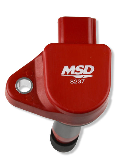 Coil, 99-10 Honda/Acura 3.0L V6, Red - MSD Ignition Coil - Blaster Series - Honda/Acura V6 - Red