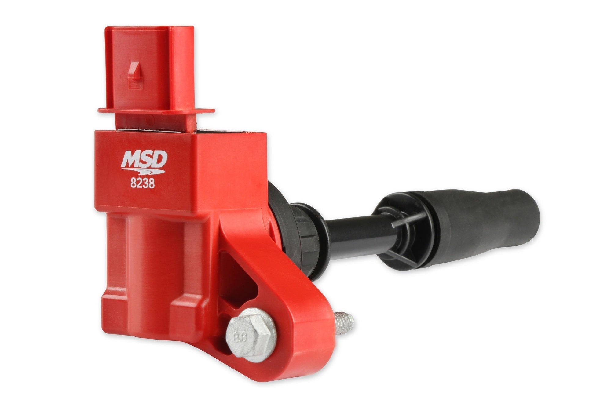 MSD Ignition Coil - Blaster Series - GM 4-Cyl Engines - Red - Photo - Primary Front