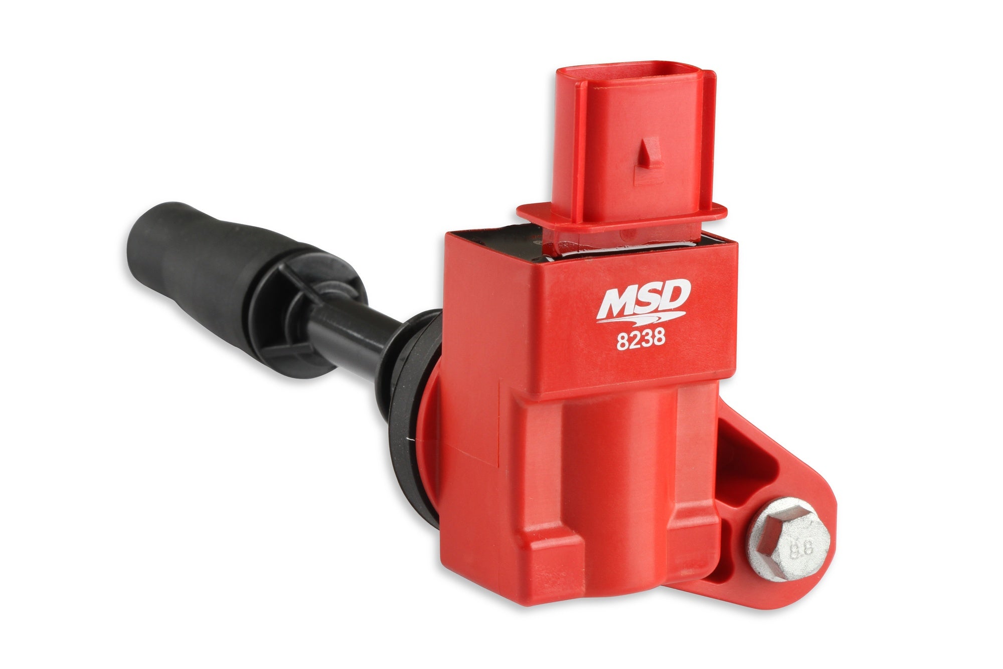 MSD Ignition Coil - Blaster Series - GM 4-Cyl Engines - Red - Photo - out of package Right