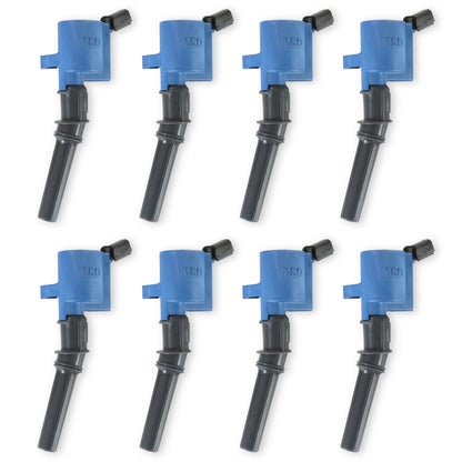 MSD Ignition Coil - Blaster - Ford 2-Valve V8 - Blue - 8-pack - Photo - Primary Front