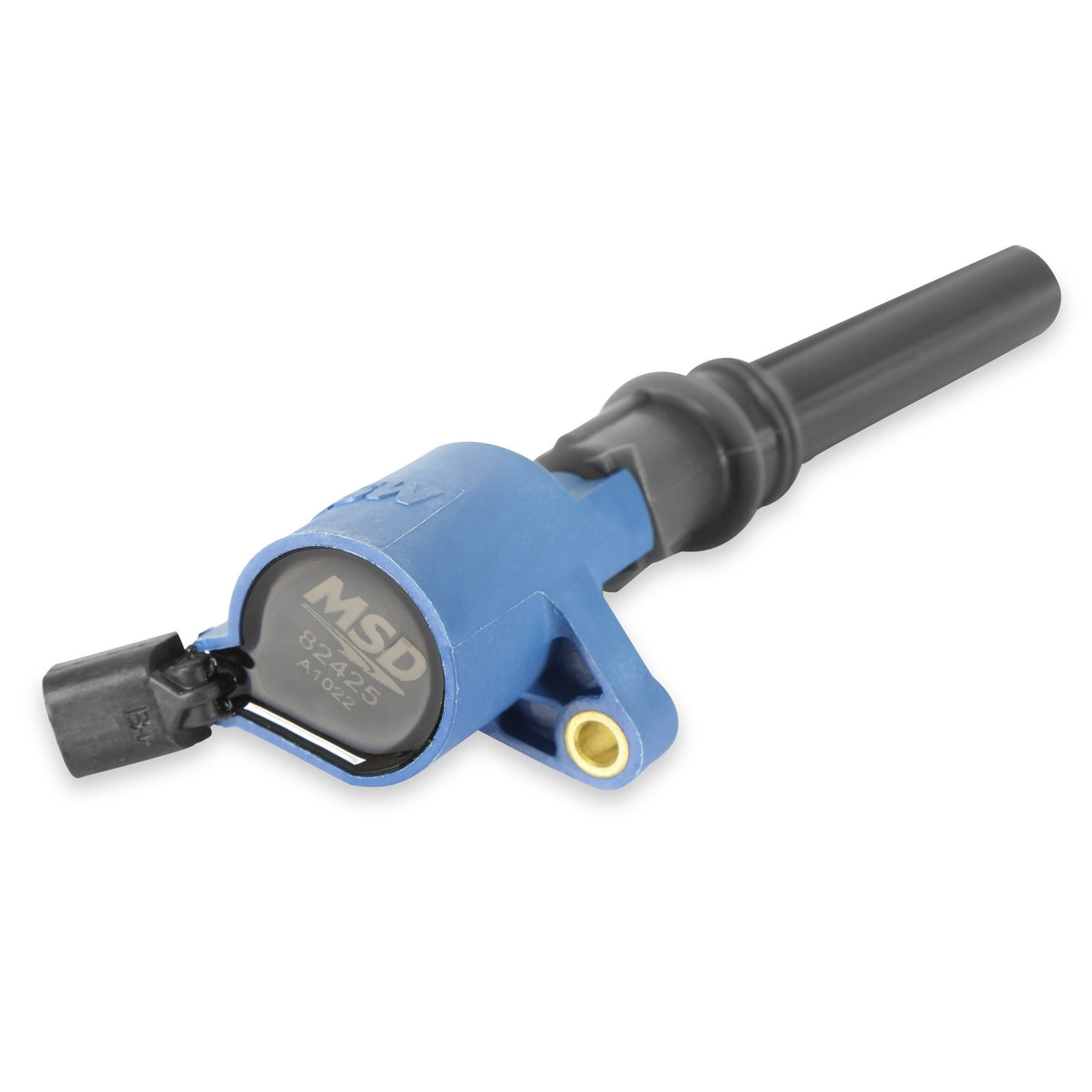MSD Ignition Coil - Blaster - Ford 2-Valve V8 - Blue - 8-pack - Photo - Close Up Right