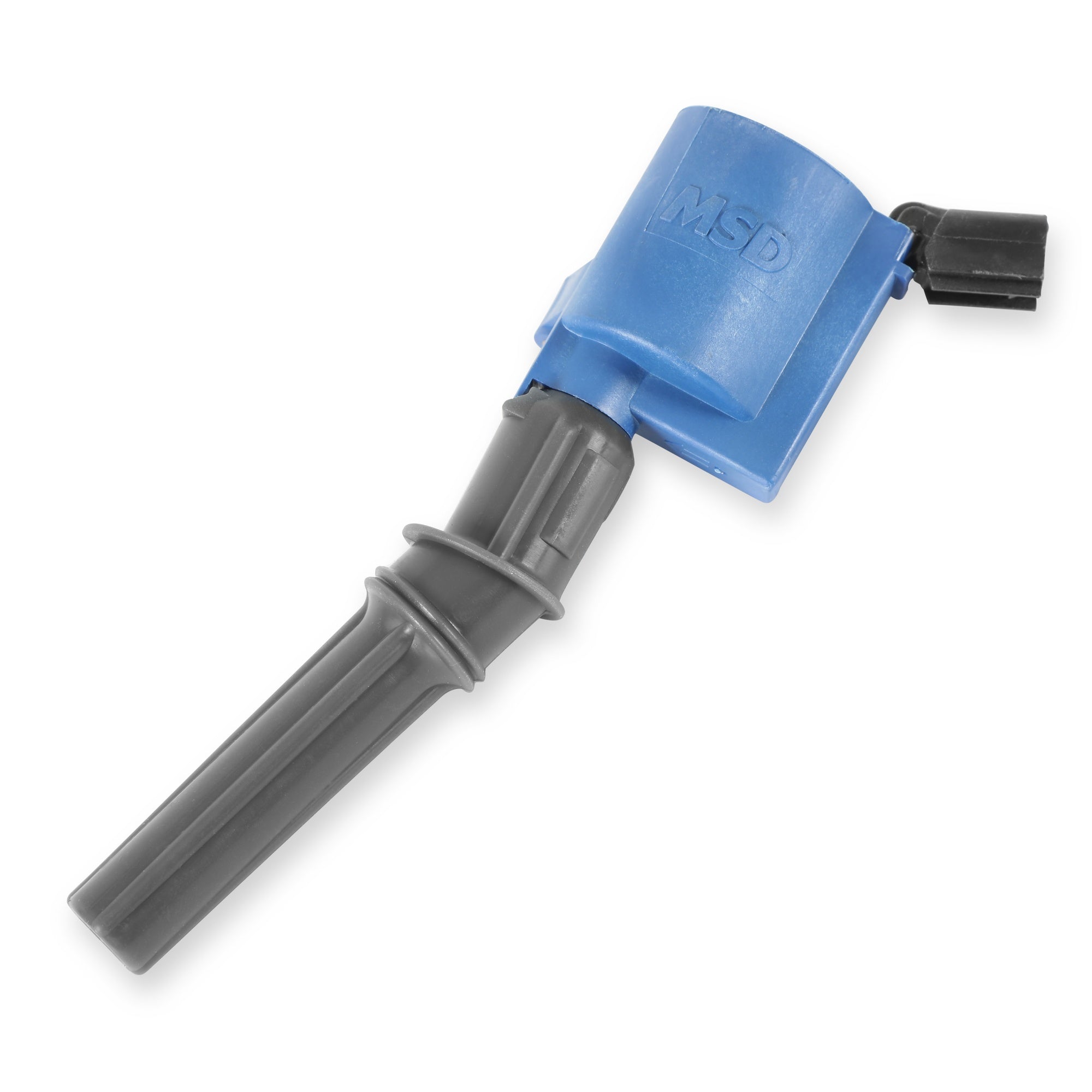 MSD Ignition Coil - Blaster - Ford 2-Valve V8 - Blue - 8-pack - Photo - Close Up Back