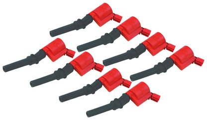 MSD Ignition Coil - Blaster - Ford 2-Valve V8 - Red - 8-pack - Photo - Primary Front
