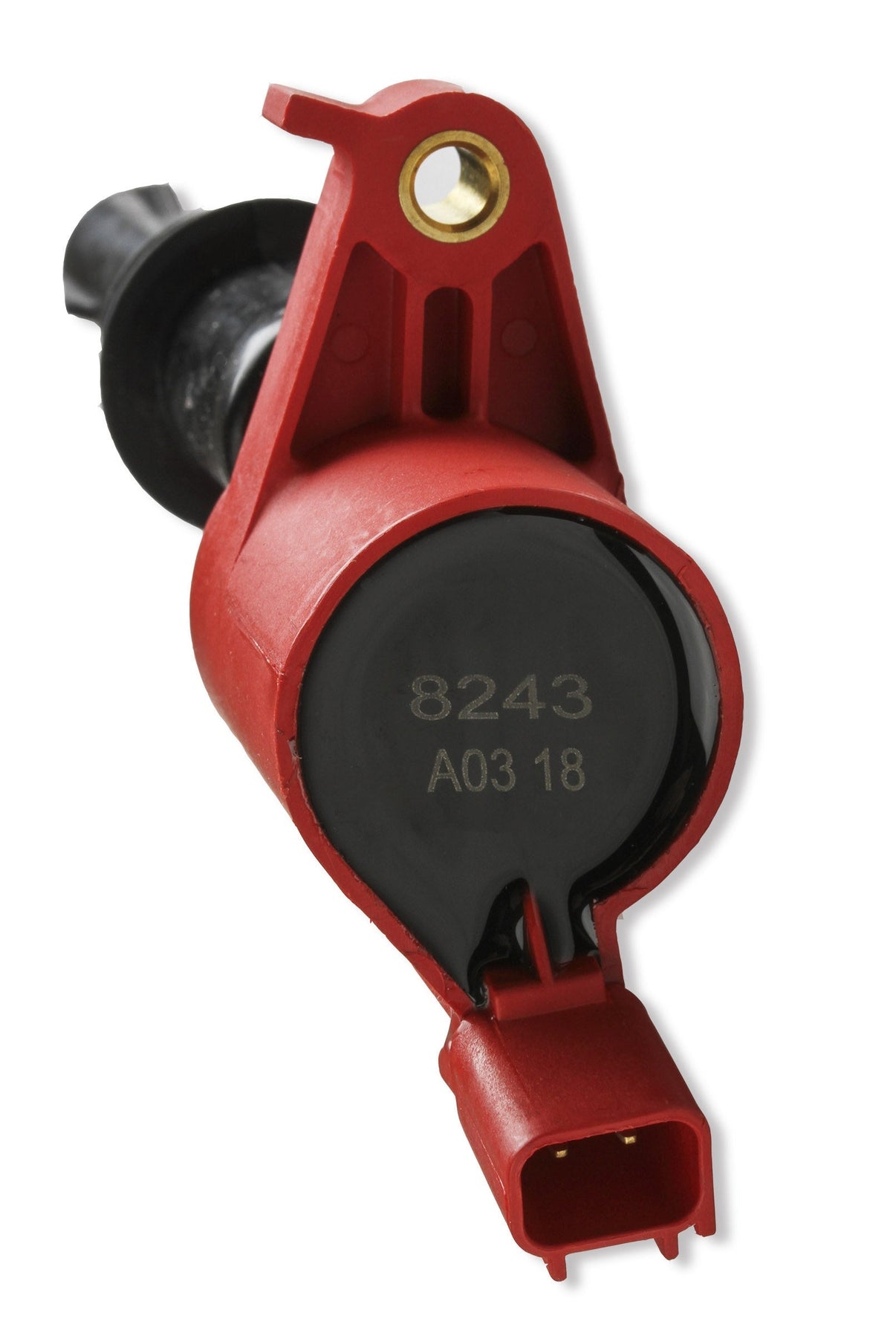 MSD Ignition Coil - Blaster - Ford 3-Valve V8 - Red - 8-Pack - Photo - out of package Top