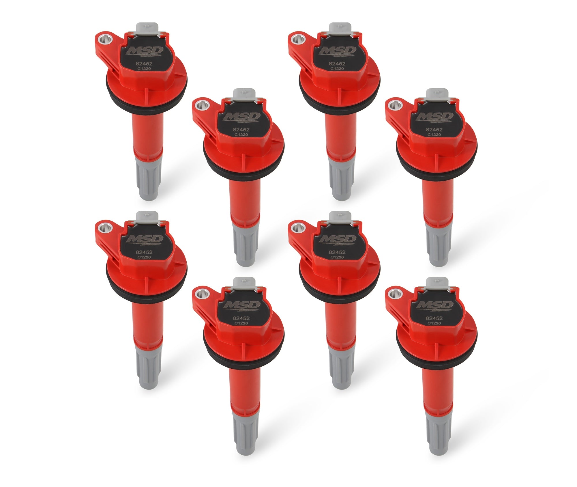 MSD Ignition Coil - Blaster - Ford Shelby GT350/500 5.2L V8 - Red - 8-Pack - Photo - Primary Front