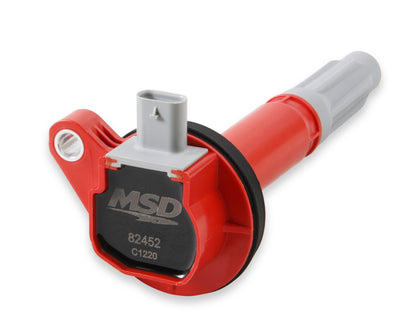 Bobines d'allumage MSD Blaster pour Ford Shelby GT350/500 5.2L V8 (2016-2020), rouge, lot de 8.
