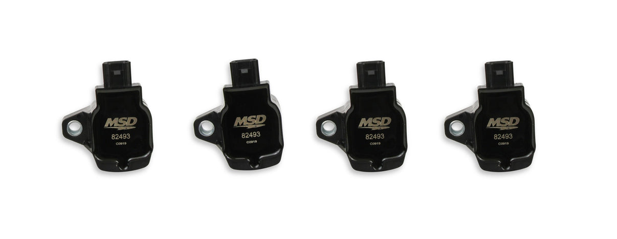 MSD Ignition Coil - Blaster Series-Honda 1.5L/2.0L/2.0L Turbo 4-cyl-Black-4-Pack - Photo - out of package Right