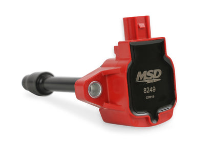 Bobine d'allumage MSD Blaster Series - Compatible Honda 1.5L/2.0L/2.0L Turbo 4 cylindres (2015-2018) - Rouge - Lot de 4