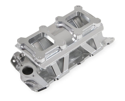 SNIPER SBC KARBURATOR DUAL QUAD INDSUGNING M - Sniper Plademetalfremstillet Indsugningsmanifold Small Block Chevy