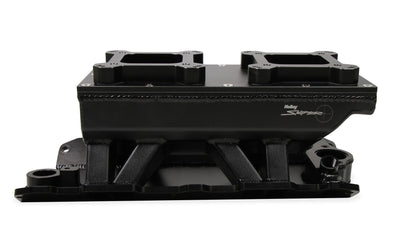 SNIPER SBC KARBURATOR IM 2 X 4150 CHANGE - Sniper Plademetalfremstillet Indsugningsmanifold Lille Blok Chevy