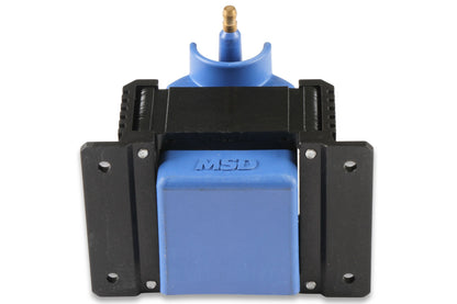 MSD Ignition Coil - Blaster HVC - Blue - Photo - out of package Left