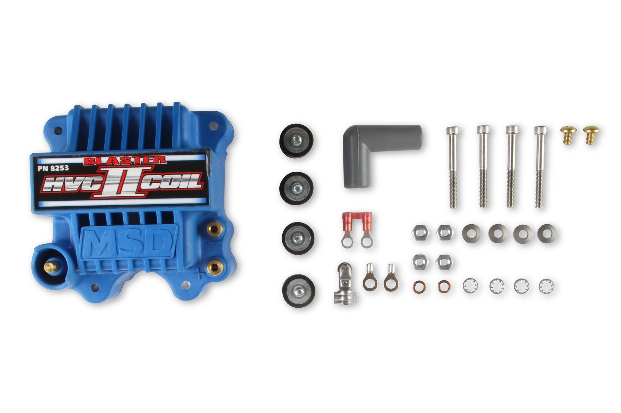 MSD Ignition Coil - Blaster Series - HVC-2 - Blue - Photo - Primary Front