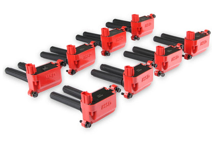 Coils, 5.7/6.1L HEMI, 05-14, 8-Pack - MSD Blaster Ignition Coil - Gen III HEMI 05-24 - Red - 8-Pack 5.7/6.1/6.2/6.4