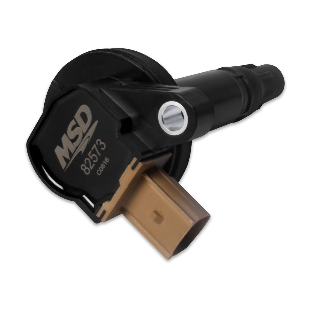Bobine d'allumage MSD noire pour Ford EcoBoost V6 3,5 L, connecteur 3 broches, connecteur 3 broches.