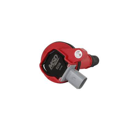MSD Ignition Coil - Ford EcoBoost - 3.5L V6 - 2-Pin Connector - Red - Photo - out of package Right