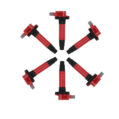Bobine d'allumage MSD rouge pour Ford EcoBoost V6 3,5 L, connecteur 2 broches, 6 broches