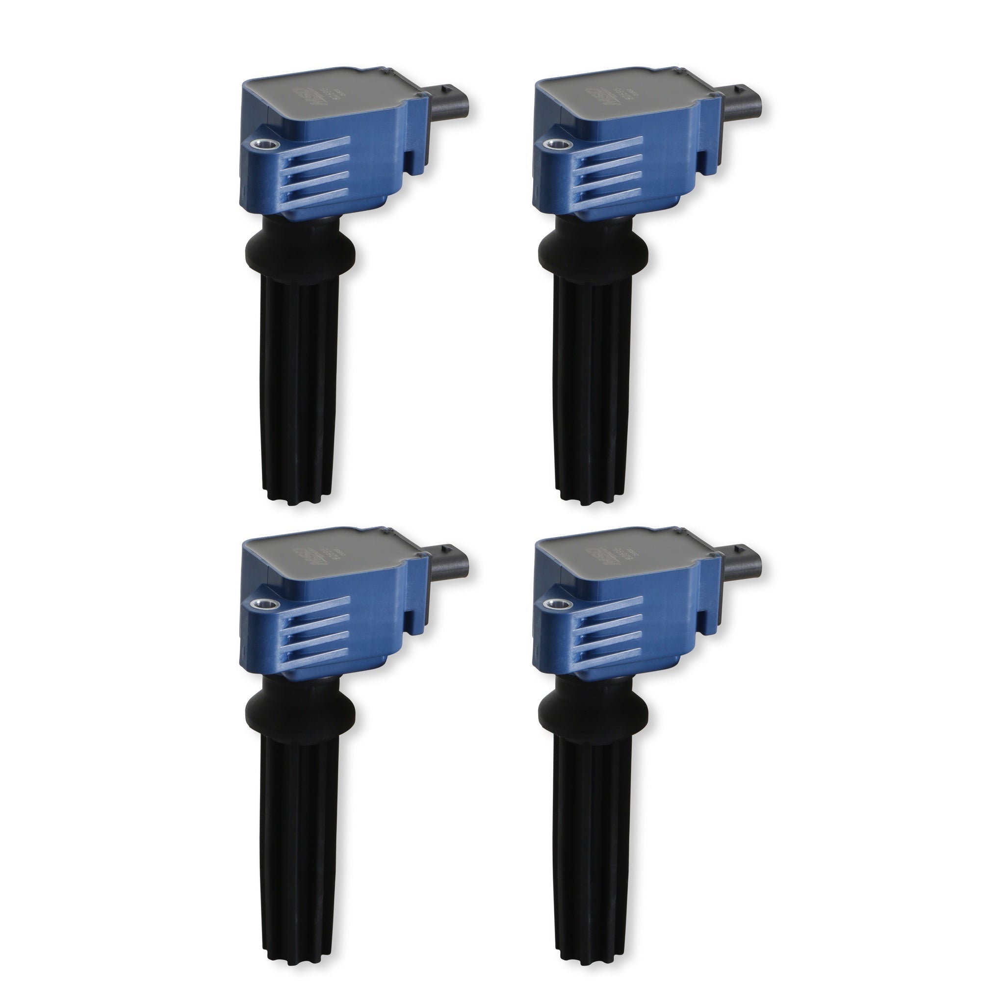 MSD Ignition Coil - Ford EcoBoost - 2.0L/2.3L L4 - Blue - 4-Pack - Photo - Primary Front