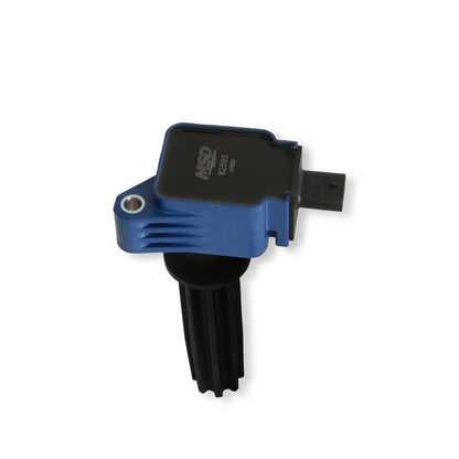 MSD Ignition Coil - Ford EcoBoost - 2.0L/2.3L L4 - Blue - 4-Pack - Photo - out of package Back