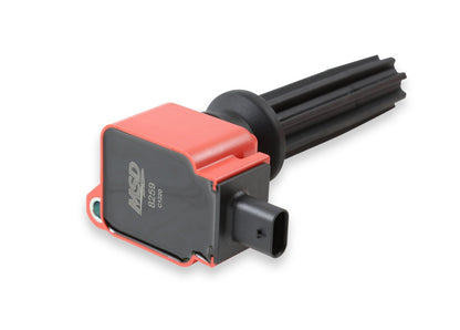 MSD Ignition Coil - Ford EcoBoost - 2.0L/2.3L L4 - Red - 4-Pack - Photo - out of package Angle