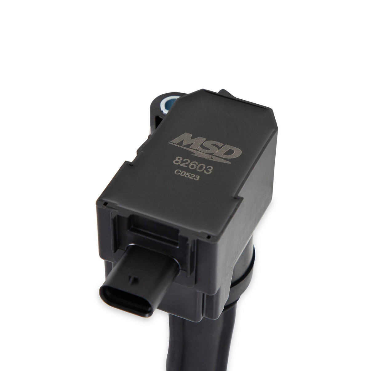 MSD Ignition Coil - Ford EcoBoost - 2.7L / 3.0L V6 - Black - 6-Pack - Photo - out of package Angle