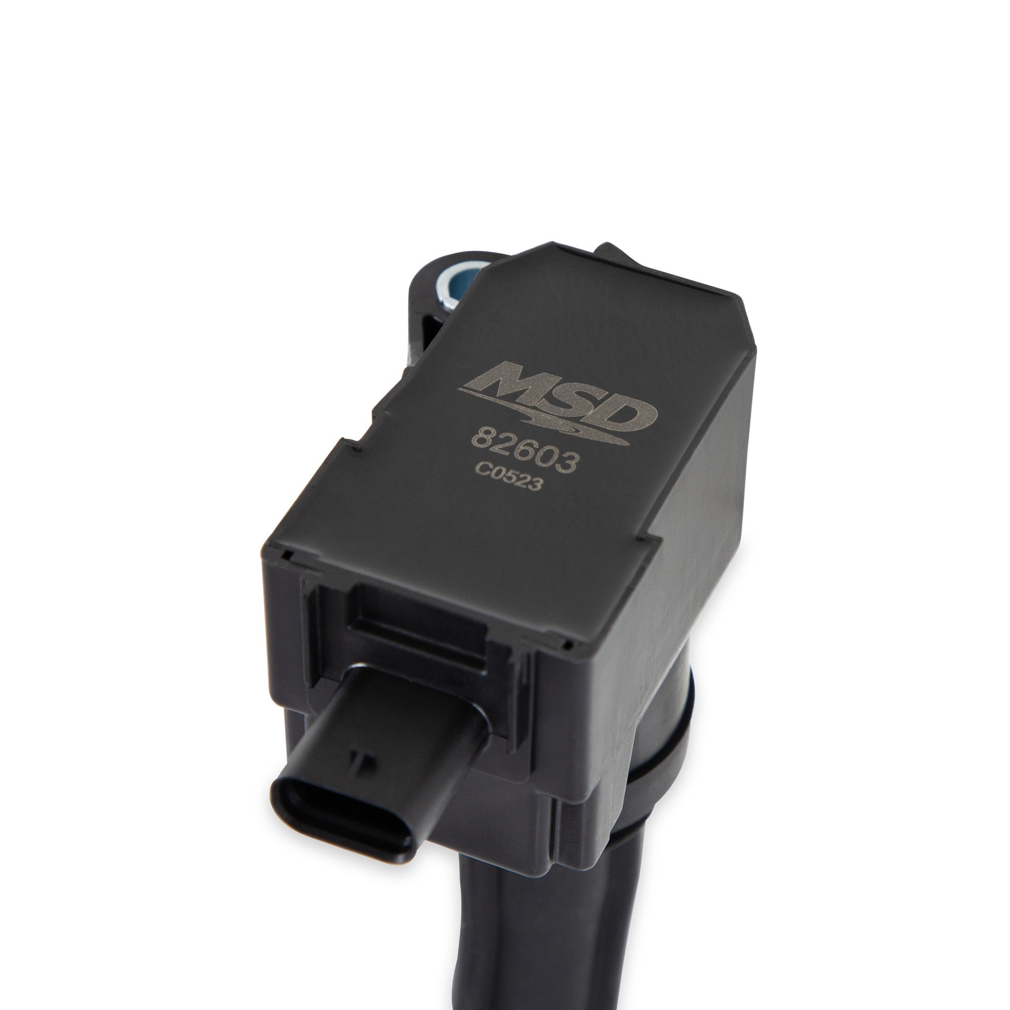 MSD Ignition Coil - Ford EcoBoost - 2.7L / 3.0L V6 - Black - 6-Pack - Photo - out of package Angle