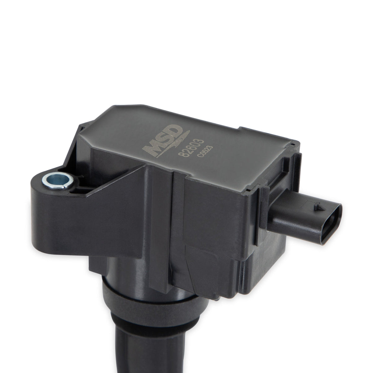 MSD Ignition Coil - Ford EcoBoost - 2.7L / 3.0L V6 - Black - Single - Photo - out of package Back