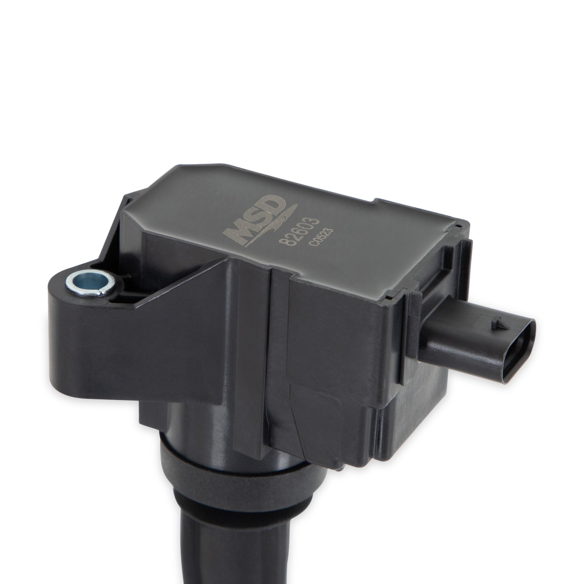 MSD Ignition Coil - Ford EcoBoost - 2.7L / 3.0L V6 - Black - Single - Photo - out of package Back