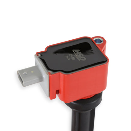 Bobine d'allumage MSD, rouge, pour Ford EcoBoost 2.7L V6 (lot de 6).