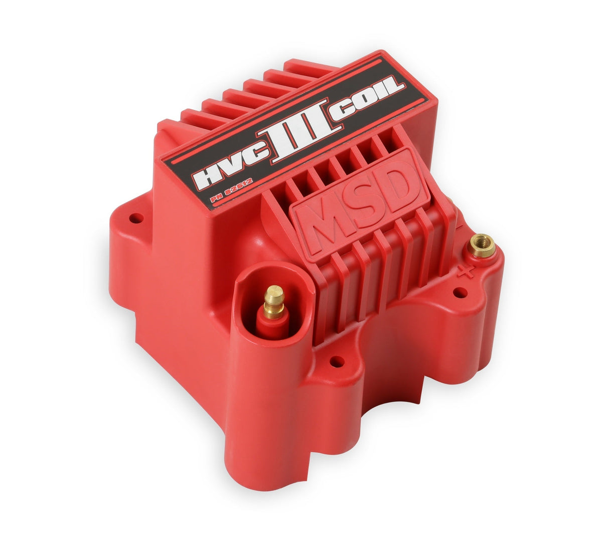 MSD Ignition Coil - HVC-3 Series - Red - Photo - out of package Right