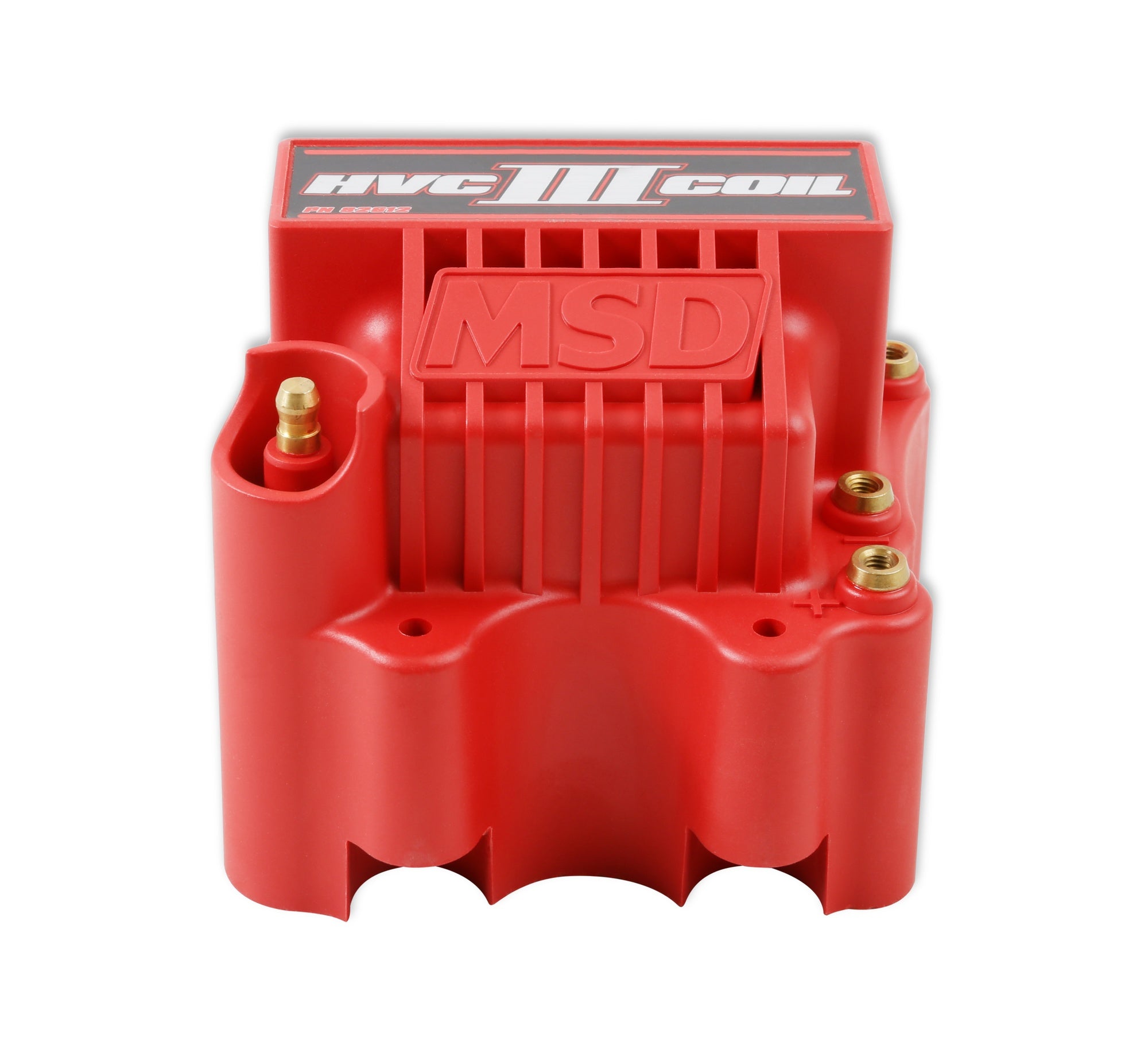 MSD Ignition Coil - HVC-3 Series - Red - Photo - out of package Back