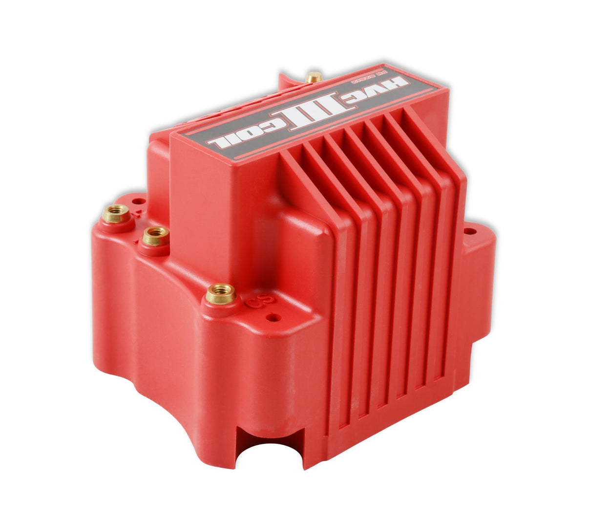 MSD Ignition Coil - HVC-3 Series - Red - Photo - out of package Angle