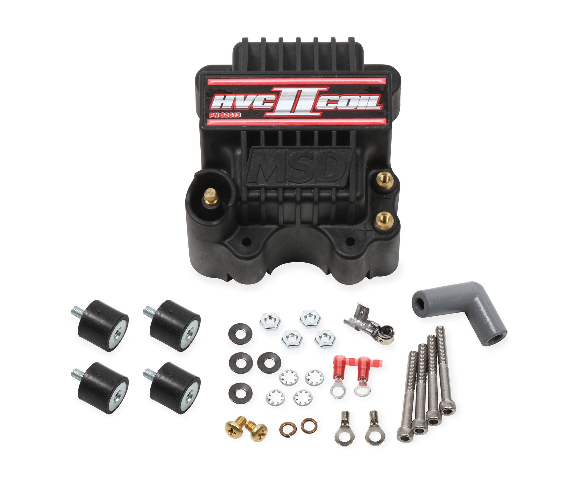 MSD Ignition Coil - HVC-2 Series - Black - Photo - Primary Top