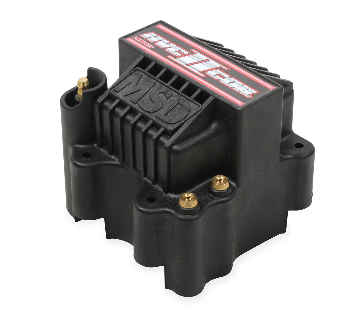MSD Ignition Coil - HVC-2 Series - Black - Photo - out of package Left