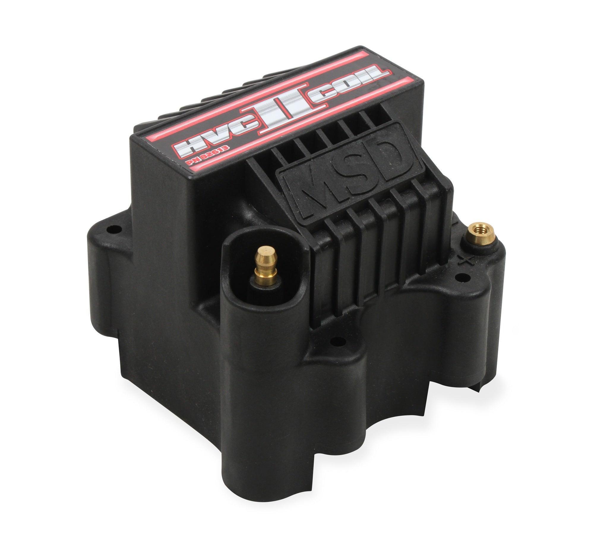 MSD Ignition Coil - HVC-2 Series - Black - Photo - out of package Back