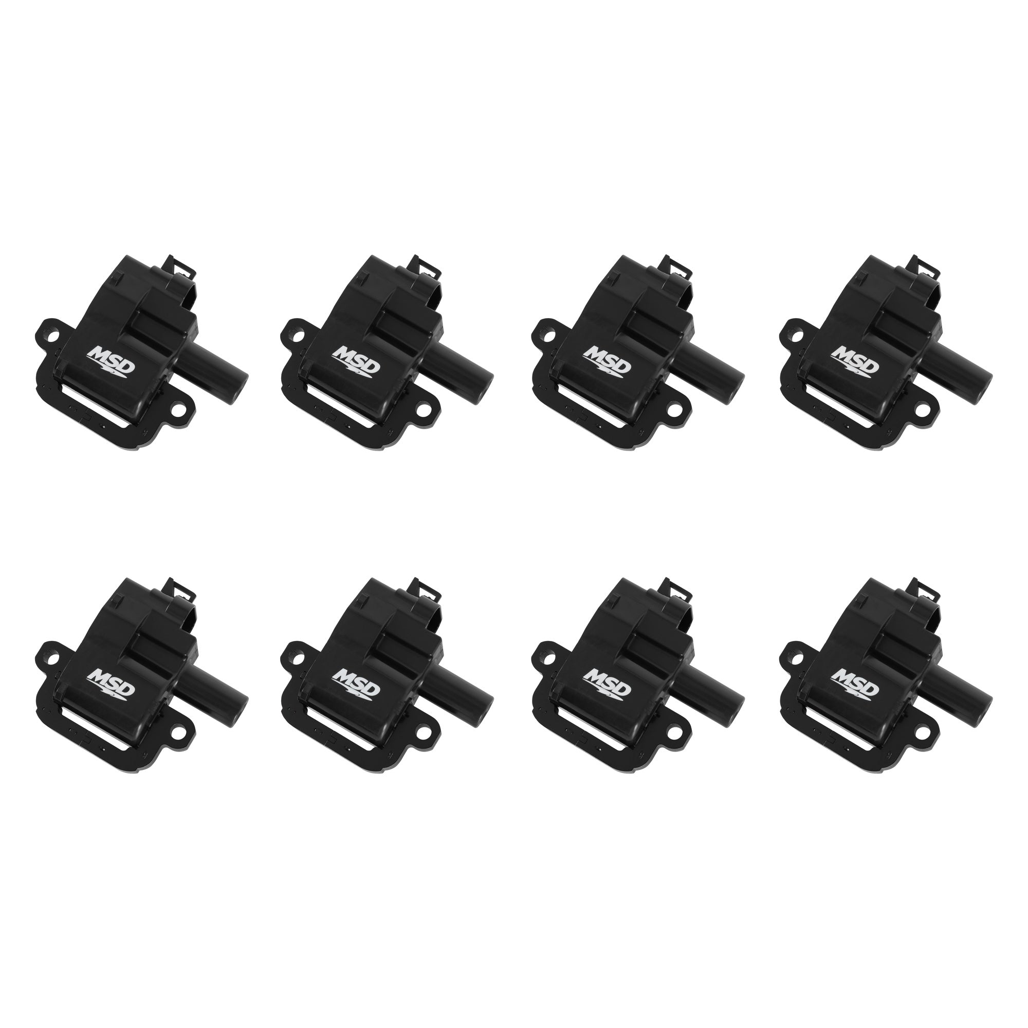 MSD Ignition Coil - GM LS Blaster Series - LS1/LS6 Engines - Black - 8-Pack - Photo - Primary Front