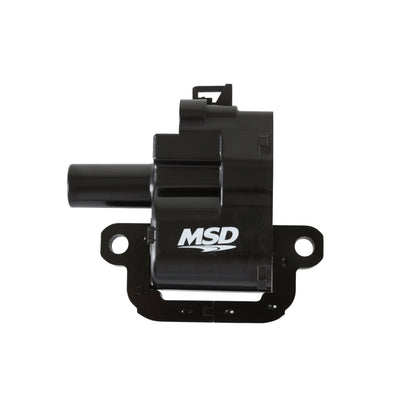 Bobine d'allumage MSD Blaster Series pour moteurs GM LS1/LS6 (98-06), lot de 8, noire. Compatible avec les moteurs LS1/LS6.
