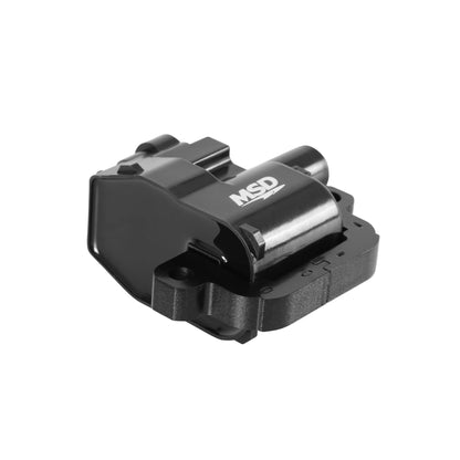 Bobine d'allumage MSD Blaster Series pour moteurs GM LS1/LS6 (98-06), lot de 8, noire. Compatible avec les moteurs LS1/LS6.