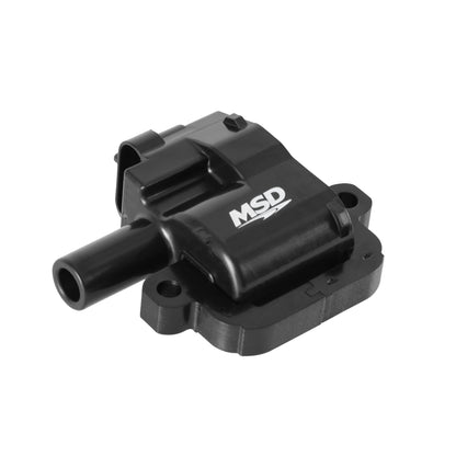 MSD Ignition Coil - GM LS Blaster Series - LS1/LS6 Engines - Black - 8-Pack - Photo - out of package Back