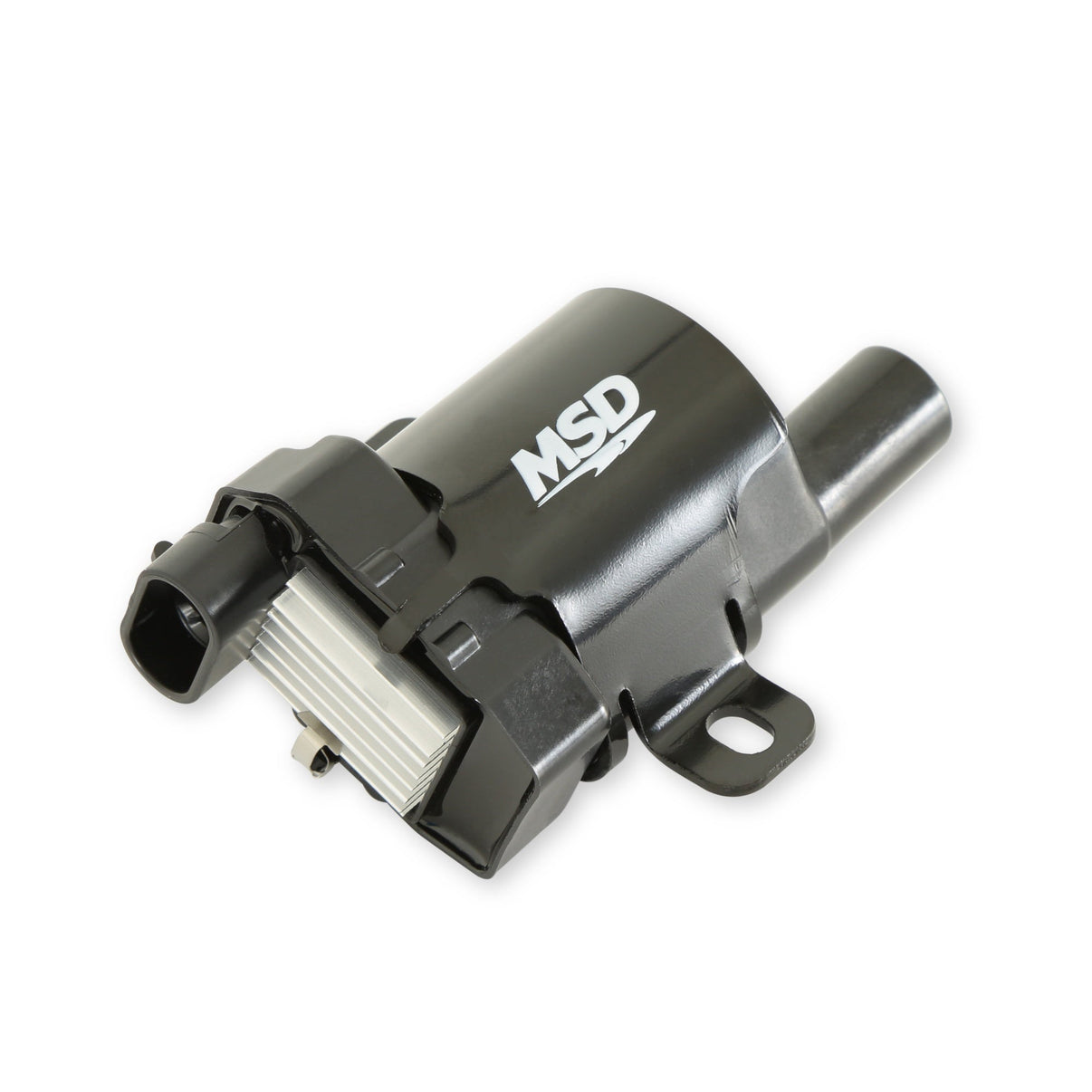 MSD Ignition Coil - Blaster Series - L-Series Truck Engine - Black - 8-Pack - Photo - out of package Left