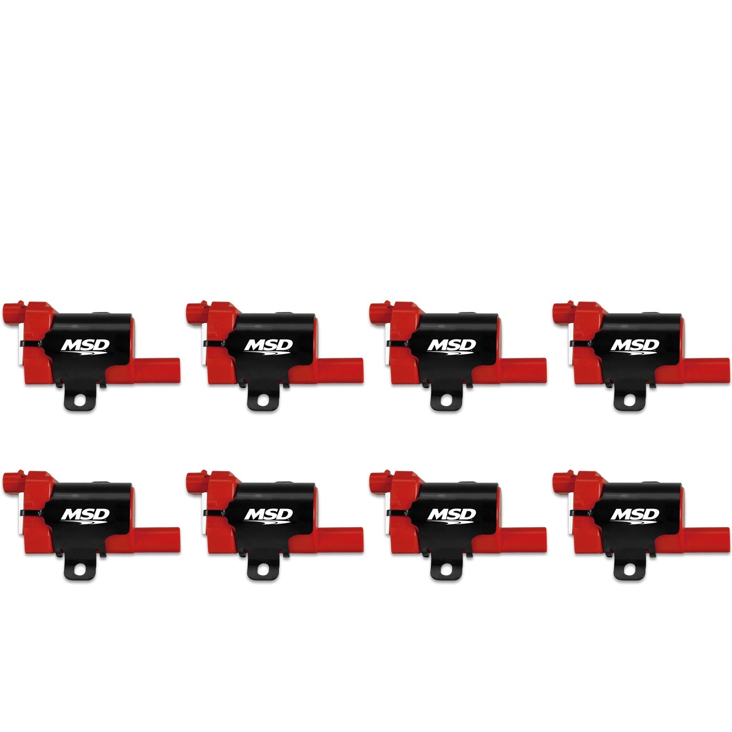 MSD Ignition Coil - GM LS Blaster Series - L-Series Truck Engine - Red - 8-Pack - Photo - Primary Kit