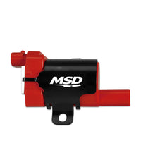 Coils, GM, L-Series, Truck, 99-07, Sgle - MSD Ignition Coil - GM LS Blaster Series - L-Series Truck Engine - Red
