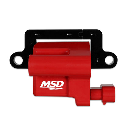 Coils, GM, L-Series, Truck, 99-09, Singl - MSD Ignition Coil - GM LS Blaster Series - L-Series Truck Engine - Red