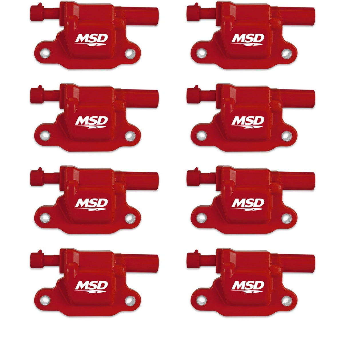 MSD DIS Direct Ignition System Kit - Red - Photo - out of package Back