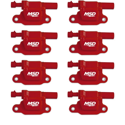 MSD DIS Direct Ignition System Kit - Red - Photo - out of package Back
