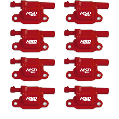 DIS Kit, Chevy Small/Big Block, Red - MSD DIS Direct Ignition System Kit - Red