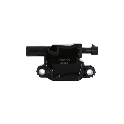 MSD Ignition Coil - Blaster Series - Gen V GDI Engine - Black - 8-Pack - Square - Photo - out of package Bottom